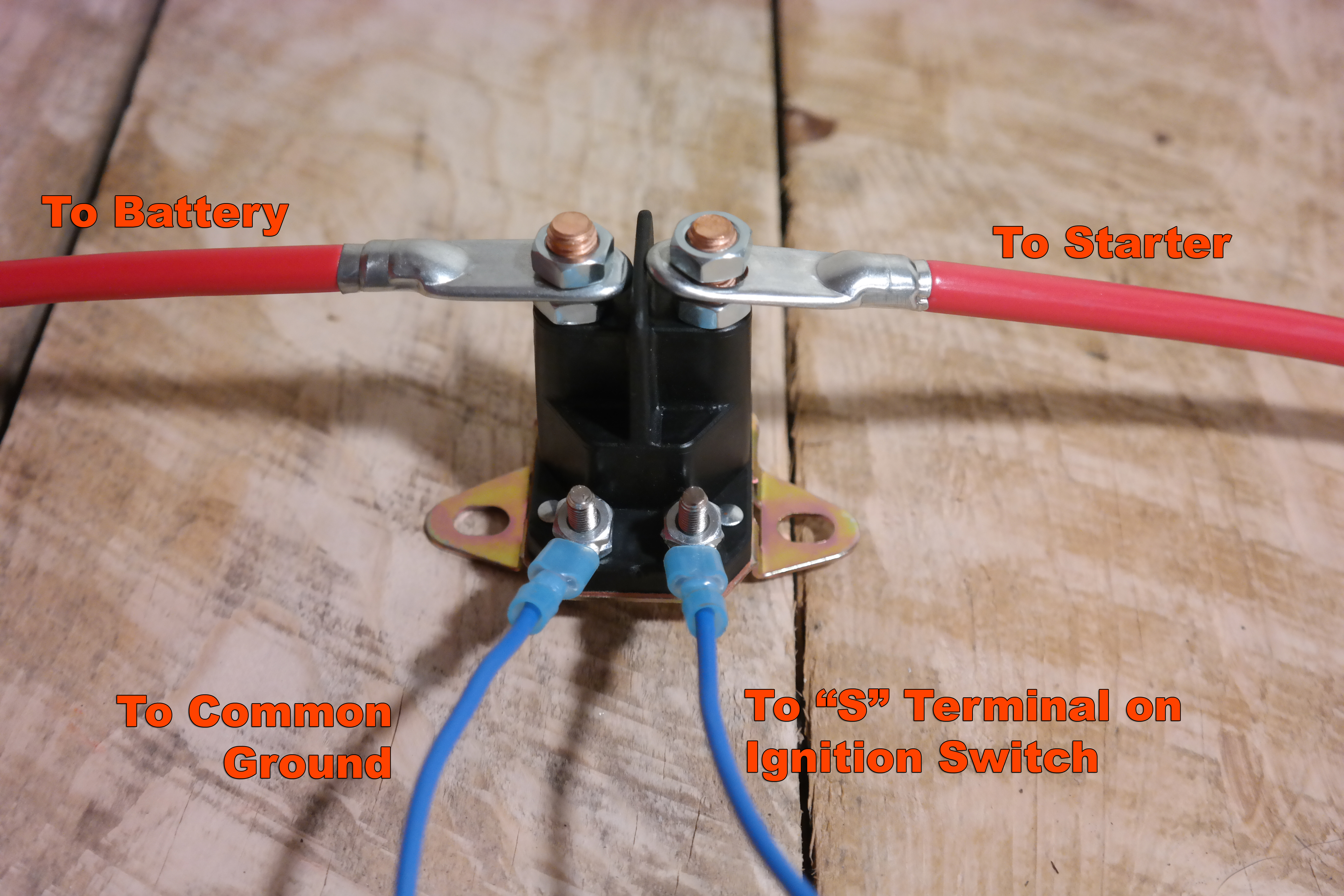 Tractor Wiring Theory Isavetractors, Wiring Diagram For Starter Solenoid On Lawn Mower
